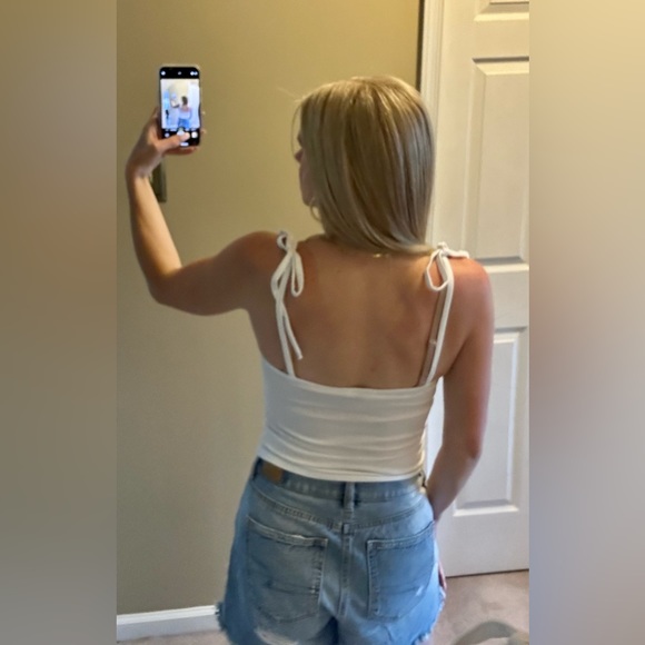 Forever 21 White Tie Strap Camisole - Picture 5 of 10